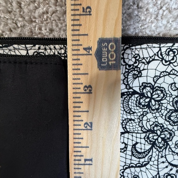 3-Pack Paris Travel Cosmetic Bag Set – “Paris Please” Black & Lace Design - Picture 7 of 9